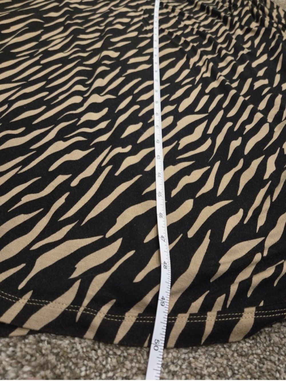 Soft Surroundings Black and Cream Abstract-Print Wrap Maxi Dress - Picture 9 of 10
